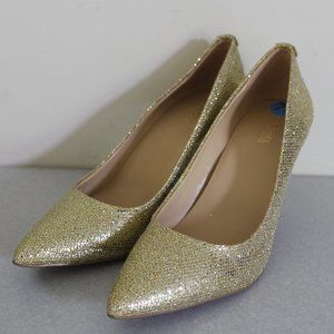 MICHAEL Kors Flex Pointed-Toe Sparkle Sequin Heel